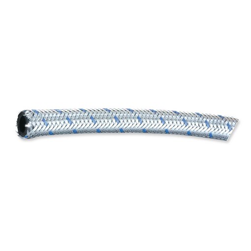 Tuyau carburant tresse métallique longueur 10 mètres Ø 7,5x12,5 mm.